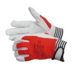 Apsauginės pirštinės iš elastingo audinio, visos odinės