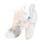 Vienkartiniai antbačiai Hygomat dispenseriams PP 46x15 cm, 40 gsm, neslįstantis padas su gumine juostele, mėlynos spalvos, 80 vnt.