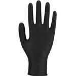 Abena THOR Power Grip nitrilinės vienkartinės pirštinės, labai stiprios, 6.5g, juodos M/L/XL/XXL (50vnt) - Image 2