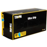 Abena THOR Ultra Grip nitrilinės vienkartinės pirštinės, labai stiprios, 6.5g, mėlynos M/L/XL/XXL (100vnt) - Image 3