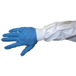 Antistatiniai vienkartiniai antrankoviai su megztu rankogaliu iš 55 GSM, PP, 5B/6B (pora) - Image 3