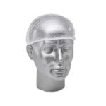 Vienkartinė tinklinė kepurėlė, PP, balta (100vnt)