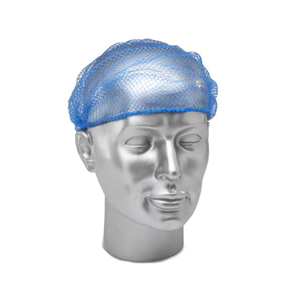 netw2.jpg Vienkartinė tinklinė kepurėlė, PP, mėlyna (100vnt) - Image 1