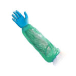 Vienkartiniai antrankoviai, PE, žali (100vnt)