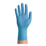 ZARYS High-Risk lateksinės vienkartinės pirštinės, Extra Strong, prailgintos 30cm., mėlyna M/L/XL (50vnt) - Image 2